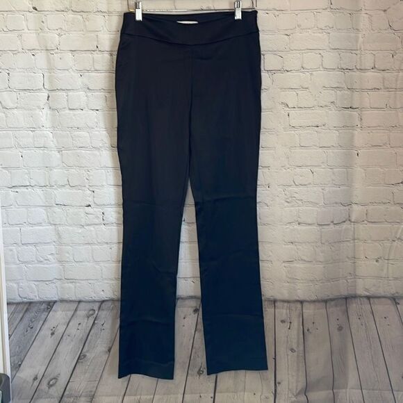 White House Black Market Black Women’s Satin pants size 2 - Picture 1 of 7
